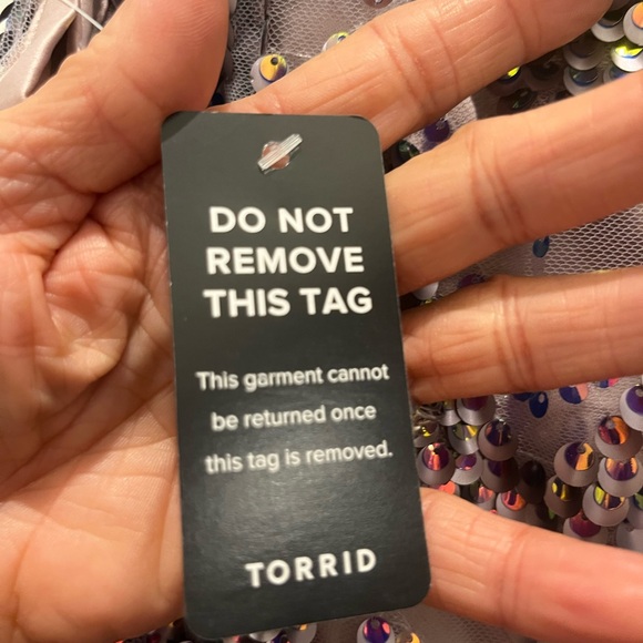 Torrid Multicolor Sequin Mini Dress - Picture 7 of 7